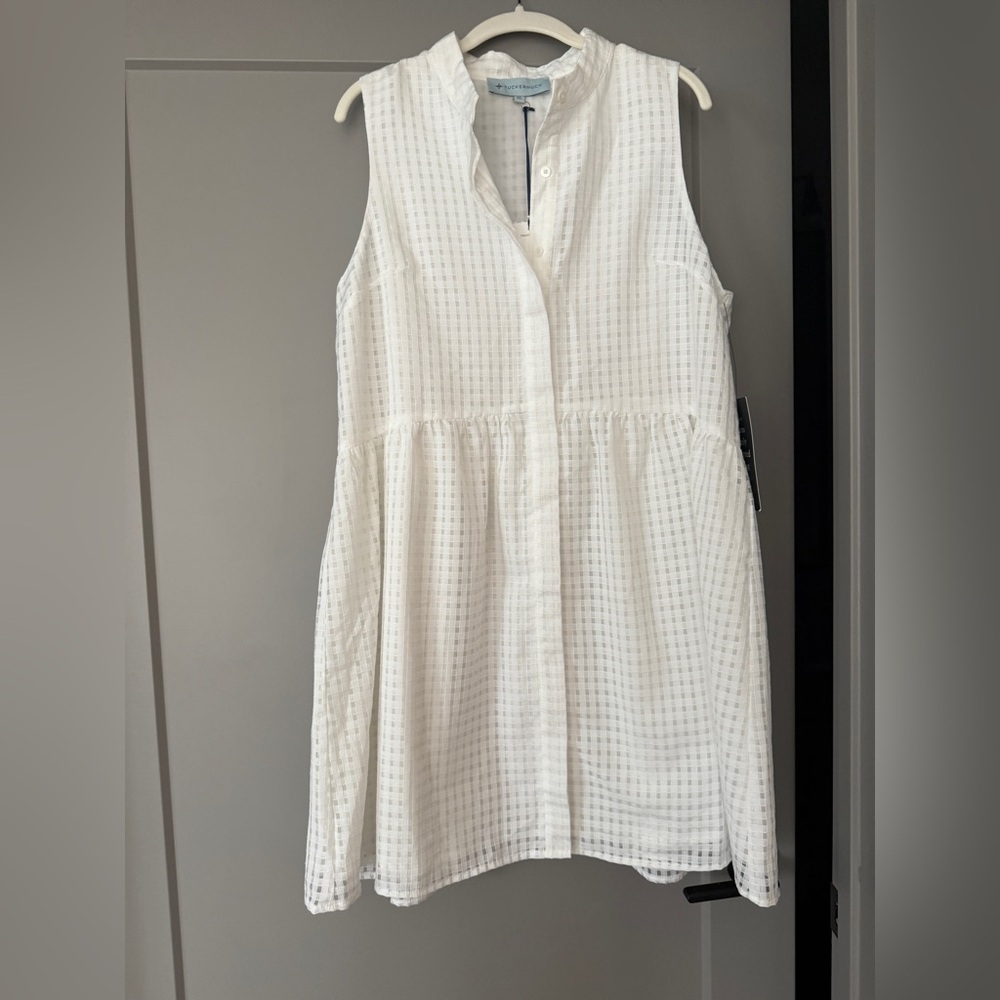 NWT White Sleeveless Women's Dress